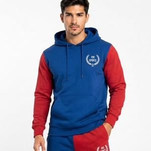 Custom Logo Oversized Hooded Autumn Tracksuit Set Printed Solid High Quality Casual Plus <b>Men's</b> Lightweight 100% Cotton <b>Pullover</b> - Product Image 5
