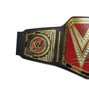 Cinturón de Campeonato WWE Personalizable de Alta Calidad, Cinturón Deportivo Rojo y Azul, Cinturón de Título Personalizado, Edición de Coleccionista - Product Image 3