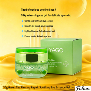 Suero en Gel Reafirmante <span class=keywords><strong>y</strong></span> Reparador para el Contorno de Ojos con Té <span class=keywords><strong>Verde</strong></span>, Extracto de Tremella <span class=keywords><strong>y</strong></span> PGA, Hidratante, Reduce Líneas Finas, Efecto Lifting, Antiarrugas <span class=keywords><strong>y</strong></span> Antienvejecimiento - Product Image 6