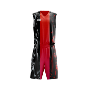 Uniformes de basket-ball en jersey 100% polyester de haute qualité, personnalisés et sublimés, vente en gros - Product Image 1