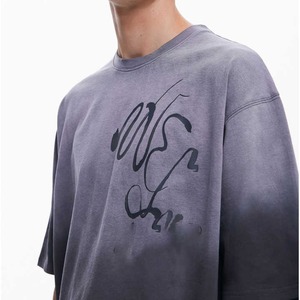 Camiseta de Algodón 100% de Alta Calidad a Precio de Fábrica, con Estampado Personalizado, Corte Holgado, Mangas Cortas y Protección Anti-UV - Product Image 6