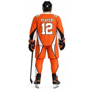 Uniforme de Hockey sobre Hielo para Deportes de Equipo, Diseño Atlético, Control de Humedad, Tela de Malla Transpirable, Ropa Deportiva para Entrenamiento en Pista - Product Image 3