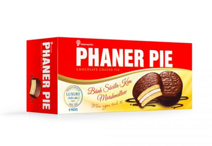 Biscuit enrobé de chocolat PHANER PIE 168G, crème de guimauve moelleuse, goût sucré, cacao importé, en vrac, haute qualité - Product Image 5