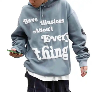 Fabricant de sweats à capuche de haute qualité avec impression en relief, sweats à capuche personnalisés avec logo 3D en relief, sweats à capuche de haute qualité à prix abordable - Product Image 2