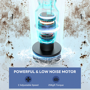 Electric Spin Scrubber Full-Body Waterproof with Display and Extension Handle Efficient Cleaner Brush for Bathroom Kitchen - Product Image 5