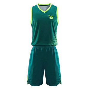 ชุดบาสเก็ตบอลชายที่มีเสื้อเจอร์ซีย์และกางเกงขาสั้นที่สวมใส่สบาย น้ำหนักเบา ทนทาน เหมาะสำหรับการแข่งขัน - Product Image 1
