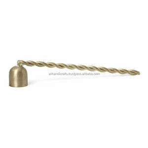 Brass <b>Candle</b> Snuffer – Smoke Free Flame Extinguisher for Home, Church, and Wedding Decor - Product Image 5