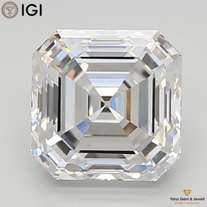Diamante Cultivado en Laboratorio CVD con Corte Asscher de 1.00 Quilates, Color F, Claridad VS1, con Certificado IGI, Ideal para Joyería Impresionante - Product Image 1