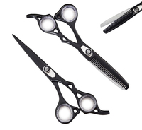 Kit de barbier complet avec tondeuses, ciseaux et outils de toilettage, kit de barbier professionnel pour la coupe de cheveux et la coupe de barbe
