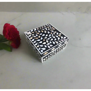 PREMIUM quality Handmade Mother of Pearl Inlay Wooden Jewelry <b>Box</b> Luxury <b>Trinket</b> Storage <b>Box</b> for Women At cheapest prices - Product Image 1