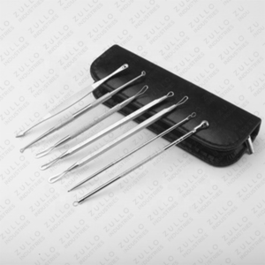 Kit professionnel de 7 extracteurs d'acné et de points noirs en acier inoxydable de qualité supérieure avec personnalisation de la marque - Product Image 3