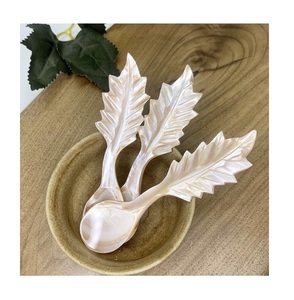 Cuchara de Servir Ecológica, Duradera, Ligera, Hecha a Mano con Conchas Marinas Naturales de Lujo, para Eventos de Servicio de Alimentos y Negocios - Product Image 1