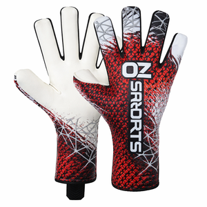 <b>Elite</b> Soccer Goalkeeper Gloves Custom Logo Leather Professional Football Goalie Gloves Outdoor Breathable Waterproof UV - Product Image 3