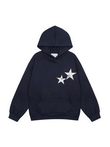 เสื้อฮู้ดดี้ผู้ชายผ้าฝ้ายแท้ 100% คุณภาพสูง ปักโลโก้ตามสั่ง สไตล์วินเทจ ซักนุ่มพิเศษ สำหรับฤดูหนาว - Product Image 3