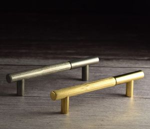 Poignée de porte en laiton Urban Edge, bouton en laiton au design épuré, quincaillerie en laiton de forme minimale, ensemble de poignées modernes en laiton - Product Image 4