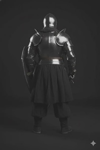 Armadura Completa de Barbuta |   <span class=keywords><strong>Obra</strong></span> <span class=keywords><strong>maestra</strong></span> de la protección medieval |   Armadura Completa de Caballero para Cosplay y el Mejor Regalo ANAS AHMAD - Product Image 2