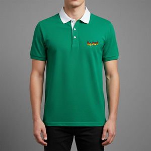 Camisa Polo para Hombre, Informal, de Algodón, Transpirable, de Manga Corta, con Cuello, Cómoda, Ajustada, para Verano, Uso Diario, Oficina - Product Image 4