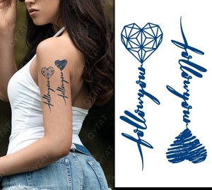 Customizable Plant-Based Semi Permanent <b>Tattoo</b> | Waterproof Water Transfer Vegan Matte Juice Ink Body Art Factory Logo 15-Day - Product Image 3