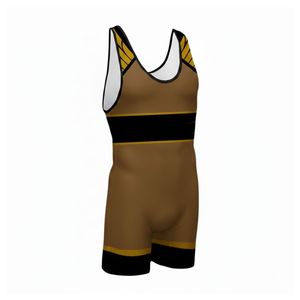 Combinaison de lutte professionnelle pour hommes avec logo personnalisé, équipement de lutte, uniforme de musculation haute performance - Product Image 6