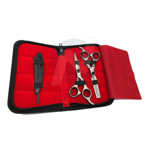 Kit de Barbería Profesional de Acero Inoxidable con Cortapelos, Tijeras y Herramientas de Aseo para Cortar el Cabello y Recortar la Barba - Product Image 6