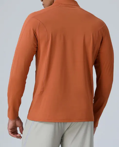 Prix d'usine – Chemises à manches longues pour hommes – Tricotées unies 100 % coton, séchage rapide, haute qualité, meilleures ventes - Product Image 4