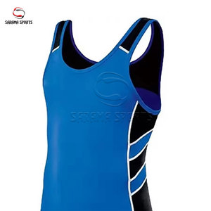 Fabricante de Singletes de Lucha de Alta Calidad, Venta al Por Mayor de Singletes Ligeros con Elasticidad en 4 Direcciones, Uniformes de Entrenamiento - Product Image 4