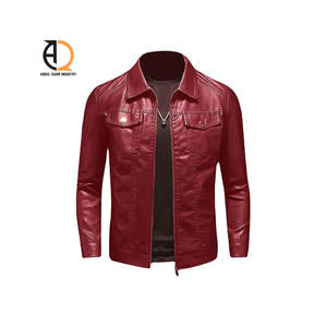 Veste d'hiver personnalisée pour homme, veste en cuir décontractée avec logo de designer, veste en cuir synthétique grande taille pour homme - Product Image 6