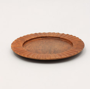 Assiette de présentation en bois d'acacia naturel pour événements et décoration intérieure – Grande vente - Product Image 3
