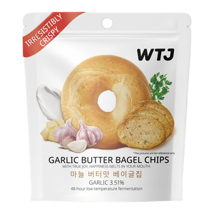[Root Korea] WTJ Bagel chips HALAL, collation saine, faible en calories, croustillante, cuite au four, pain croustillant, nourriture coréenne, cadeau Corée - Product Image 2