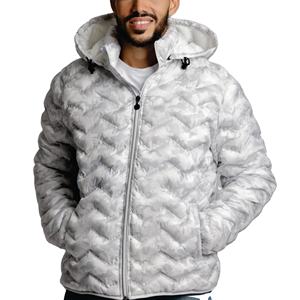 2025 vente en gros nouvelle veste matelassée pour hommes toile bulle veste rembourrée avec hiver chaud impression prix pas cher - Product Image 1