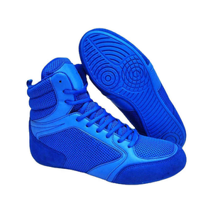 Zapatos de Boxeo OEM con Construcción de Malla Transpirable, Suela Ligera, Ajuste Seguro en el Tobillo y Servicio de Fabricación con Logotipo Personalizado - Product Image 1