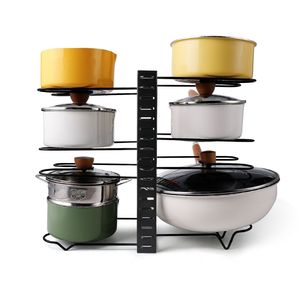 Scaffale da Cucina Regolabile, Soluzione Organizzativa e di Stoccaggio per Armadietti - Product Image 1