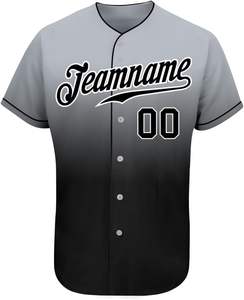 Maillot de football américain personnalisé, vêtements de baseball et de softball pour équipes, uniforme de baseball personnalisé à manches courtes avec boutons - Product Image 4
