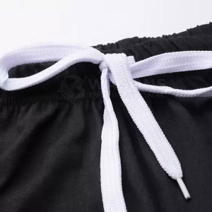 Ensemble T-shirt et short pour homme 100% coton, coupe ajustée, manches courtes, design de logo personnalisé, été, respirant, haute qualité - Product Image 5