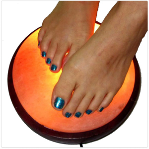 Lámpara de Sal del Himalaya para Manos y Pies, Masajeador de Pies de Sal de Cristal Natural, Terapia de Desintoxicación, Relajación Muscular Profunda, Spa - Product Image 3