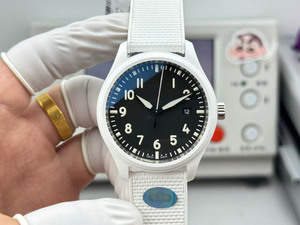 Montre mécanique automatique pour homme, moderne, élégante, de luxe, en céramique blanche, décontractée, pour les rendez-vous et les trajets quotidiens - Product Image 1