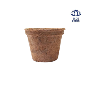 กระถางดอกบัวสีน้ำเงิน ทำจากใยมะพร้าว ย่อยสลายได้ เป็นมิตรกับสิ่งแวดล้อม ทนทาน ใช้ในสวน ดีไซน์ทรงสี่เหลี่ยม ไม่เคลือบผิว สไตล์วินเทจคลาสสิก - Product Image 1