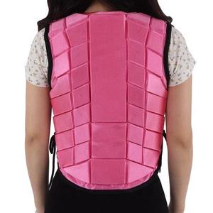 Pink Equestrian <b>Body</b> Protector Vest Short Sleeve Lightweight Neoprene Riding Safety Gear Unisex Solid Color 2026 - Product Image 4
