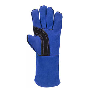Gants de travail en cuir de vachette fendu pour soudeurs, prix de gros, gants de soudage ignifuges, protection des mains, gants de sécurité pour le travail - Product Image 5