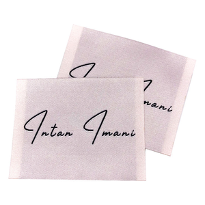 Etiqueta personalizada para ropa, etiqueta termoadhesiva para cuello de ropa, etiqueta tejida termoadhesiva para ropa - Product Image 1