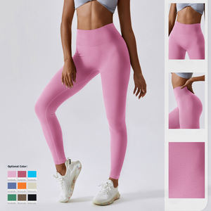Leggings Deportivos Transpirables Sin Costuras Personalizados, Leggings de Yoga para Hacer Ejercicio, Leggings de Cintura Alta con Efecto Levanta Glúteos para Mujer - Product Image 6