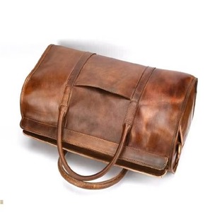 RIMZA INDUSTRIES LDB-RI-010 กระเป๋าเดินทางกีฬาหนังแท้คุณภาพสูง น้ำหนักเบา ปิดด้วยซิป เป็นมิตรกับสิ่งแวดล้อม ขายส่ง - Product Image 5