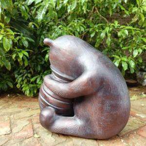 Event Supplies <b>Bronze</b> Sculpture <b>Gift</b> Sets Handicrafts Antique Teddy With Bucket Small And Large - Product Image 3