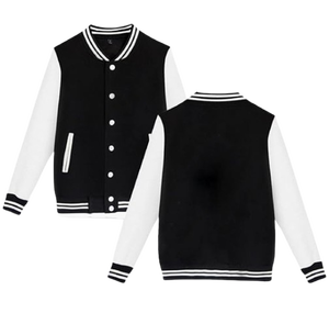 เสื้อแจ็คเก็ตเบสบอลแบบ Varsity สำหรับผู้ชายและผู้หญิงจาก SBEA IMPEX แจ็คเก็ต Letterman สไตล์ลำลอง แจ็คเก็ตกันลมน้ำหนักเบาสำหรับฤดูหนาว ผ้าแคนวาสบุด้วยผ้าฝ้าย - Product Image 2