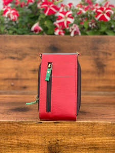 Nouvelle version multicolore femmes élégant véritable fait à la main en cuir recyclé Mobile sac à bandoulière à la mode épaule bandoulière chaud - Product Image 5