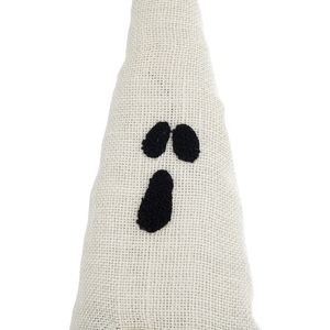 8.3x4x31.5 gnomo decorativo di Halloween con cappello fantasma bianco seduta figurina 4 pollici - Product Image 2