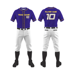 2026 New Arrival Wholesale Custom Sublimation Baseball Jerseys and Pant Full Set Softball & Baseball Uniforms Sets - Product Image 1