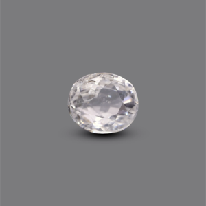 Loose Cubic Zirconia Gemstone 4.7 Carat White for Fine Jewelry - Product Image 1