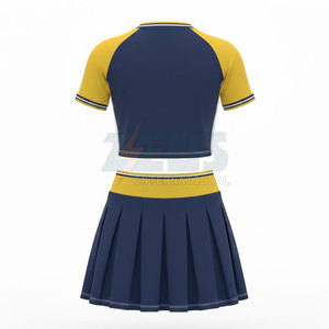 Uniforme de Animadoras con Diseño Moderno, Venta al por Mayor, Uniforme de Animadoras con Contraste de Color - Product Image 3