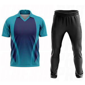 Maillot de cricket personnalisé, design d'uniforme d'équipe, prix bas, nouvel uniforme de cricket sublimé, qualité supérieure, respirant - Product Image 5